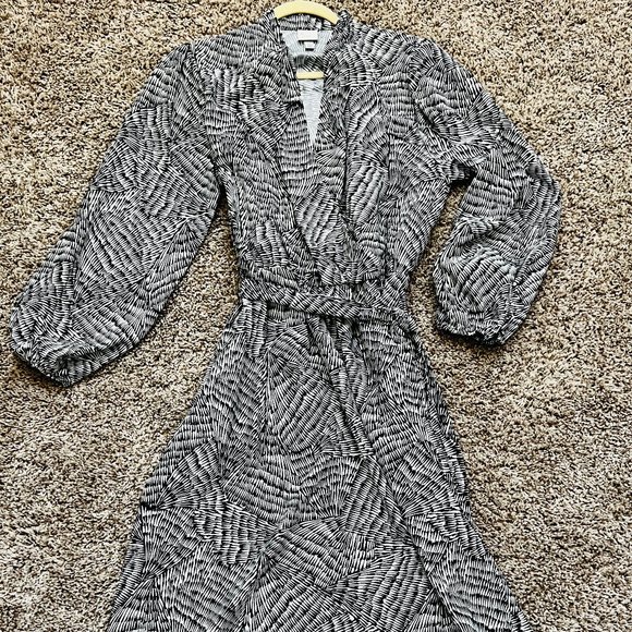 A New Day Women's Maxi Dress - Black/Cream Size XXL - Picture 3 of 11